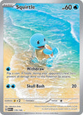 Pokemon Squirtle 170/165 Illustration Rare card, Scarlet & Violet 151, Near Mint