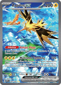 Pokemon Zapdos ex 202/165 Special Illustration Rare card, Scarlet & Violet 151, Near Mint